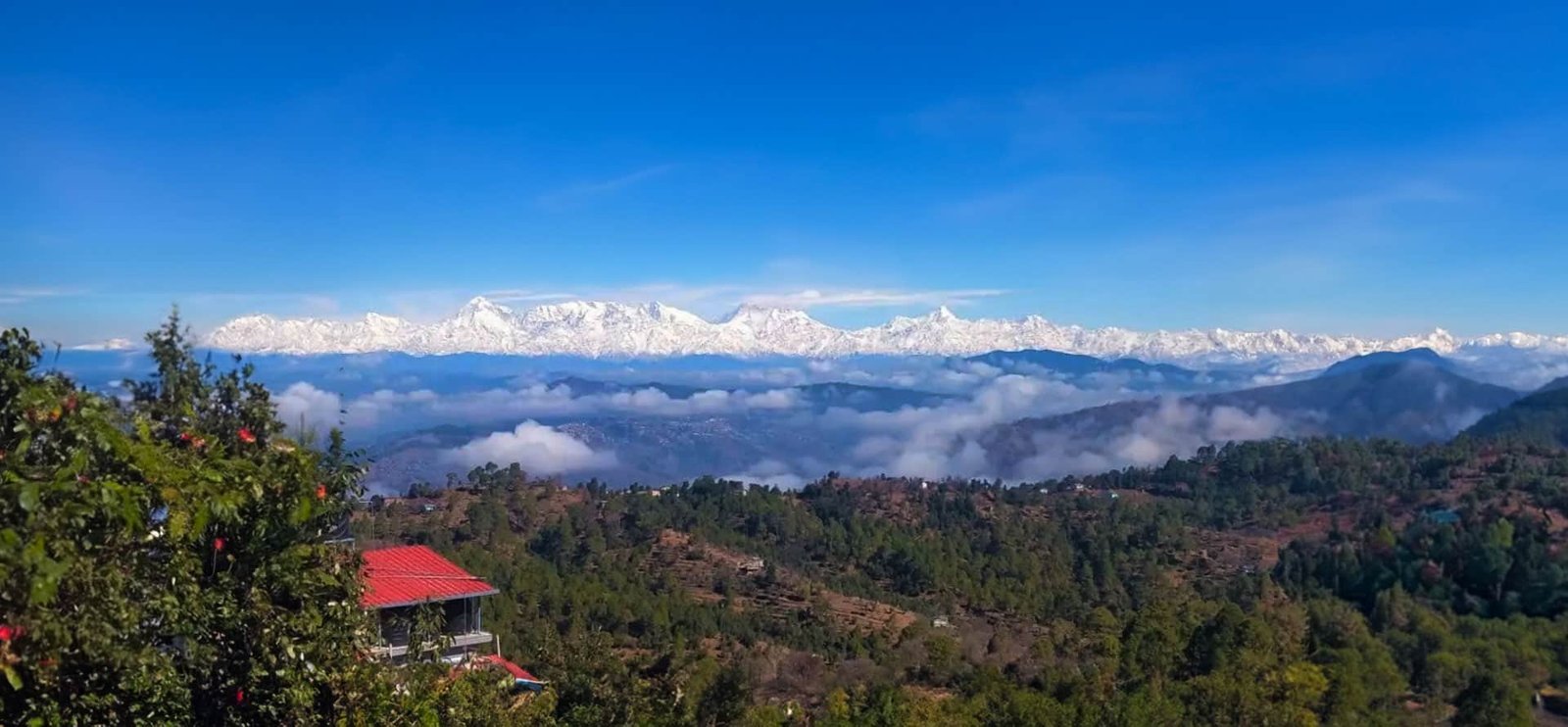 View from the Quiet Place Himalayas Satkhol